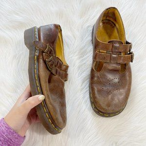 DR. MARTENS Vintage Leather Buckle Mary Jane